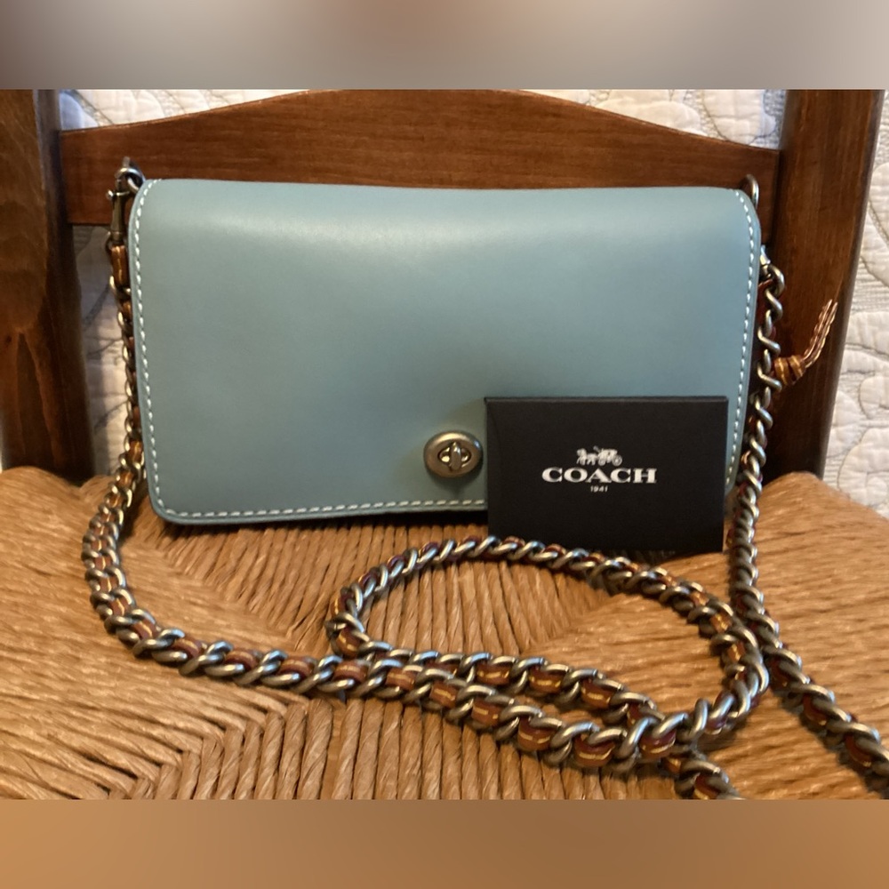 Coach 1941 Dinky Steel Blue/Snakeskin